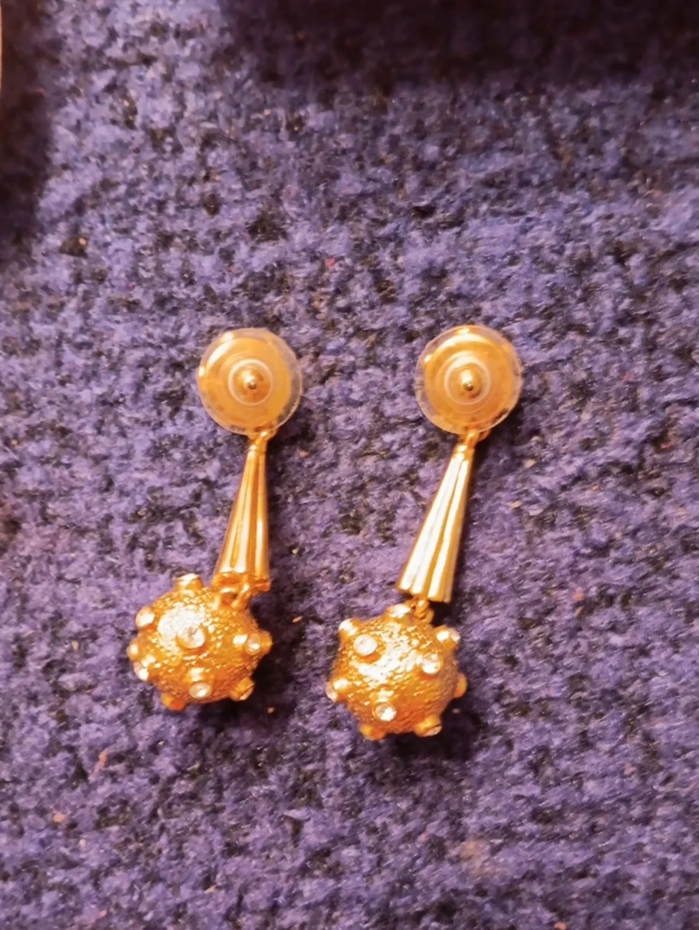 Marilyn Monroe Collection Delicate Gold Filigree Drop Earrings - Women's Jewelry